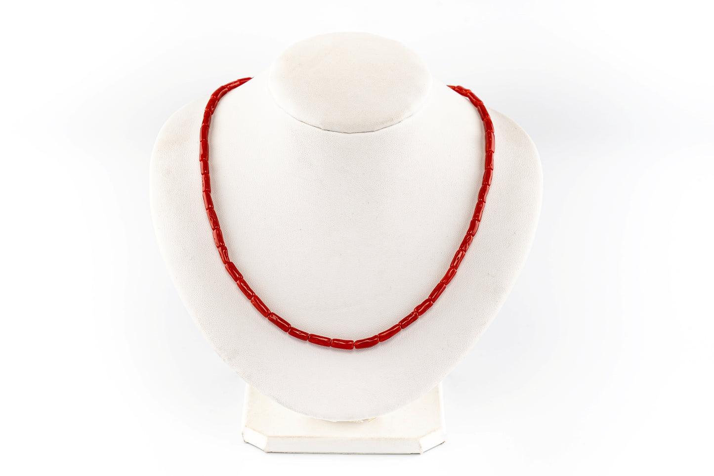 Coral Necklace Silver