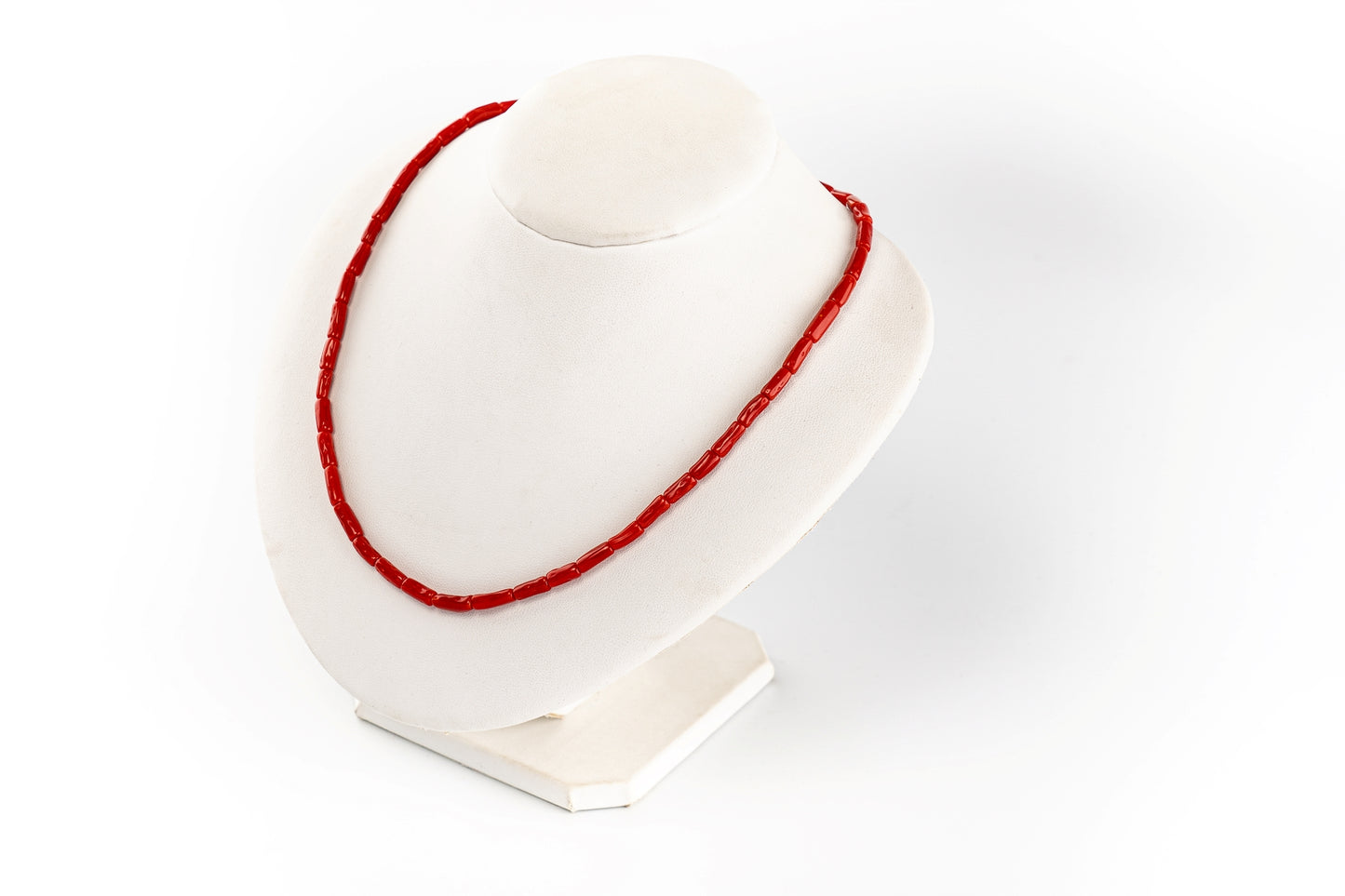 Coral Necklace Silver